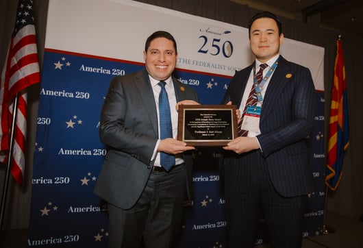 Prof. J. Joel Alicea's Remarks Upon Receiving Joseph Story Award