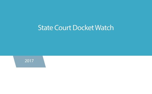 State Court Docket Watch 2017