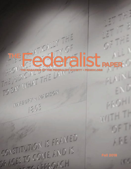 The Federalist Paper, Fall 2018
