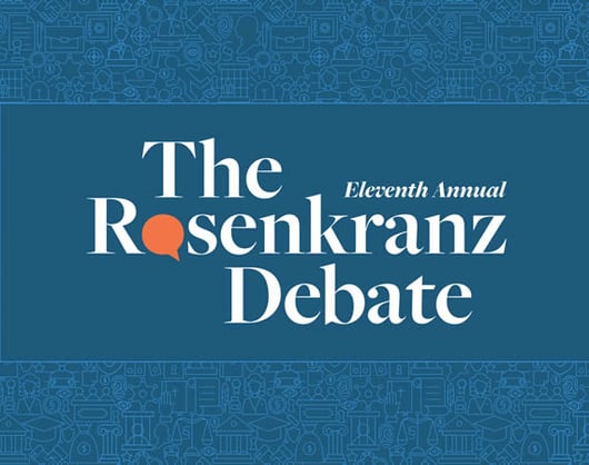 Click to play: Eleventh Annual Rosenkranz Debate & Luncheon
