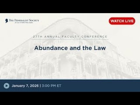 Panel: Abundance and the Law