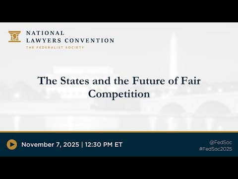 The States and the Future of Fair Competition