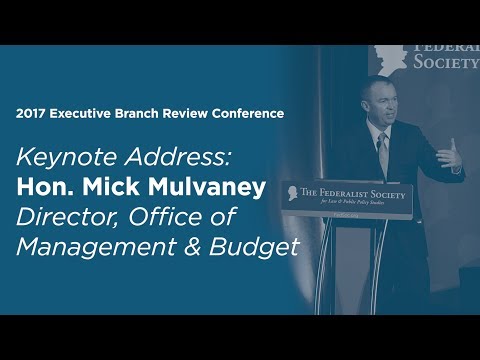 Keynote Address by Mick Mulvaney