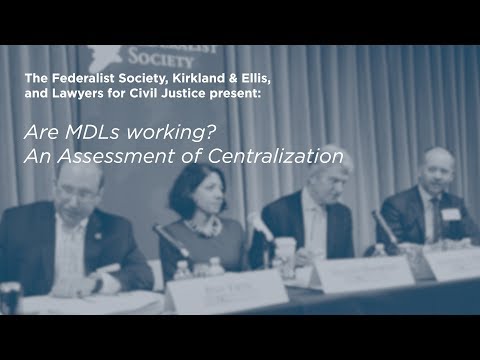 Are MDLs working? An Assessment of Centralization