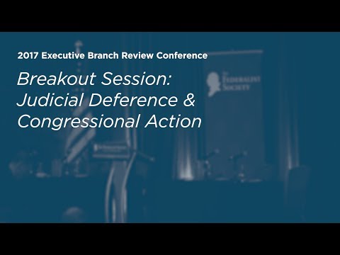 Judicial Deference and Congressional Action