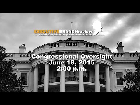 Plenary Panel: Congressional Oversight