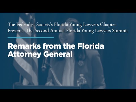 Remarks from the Florida Attorney General