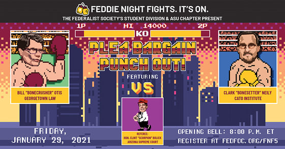 Feddie Night Fights: Plea Bargain Punch Out!