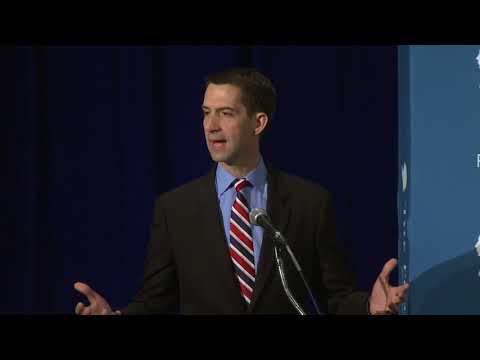 Opening Remarks by Senator Tom Cotton