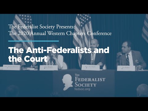 Panel 3: The Anti-Federalists and the Court