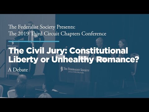 Panel Three: The Civil Jury: Constitutional Liberty or Unhealthy Romance?
