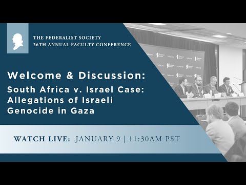 Luncheon Discussion: South Africa v. Israel Case: Allegations of Israeli Genocide in Gaza