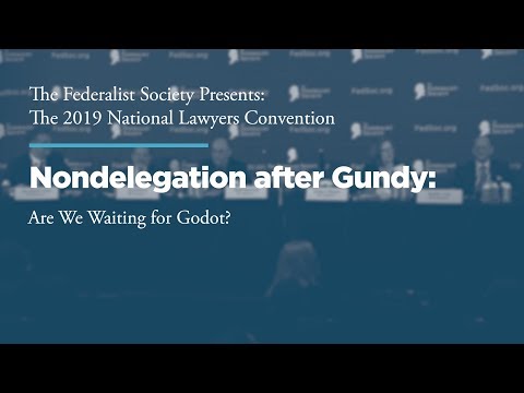 Nondelegation after Gundy — Are we Waiting for Godot?