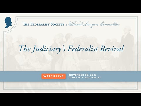 The Judiciary's Federalist Revival