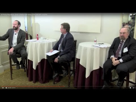 Lunch Debate: Is Privacy Regulation Likely to Reduce the Value of the Internet?