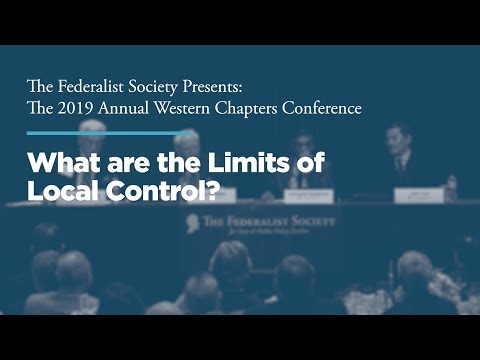 Panel Two: What are the Limits of Local Control?
