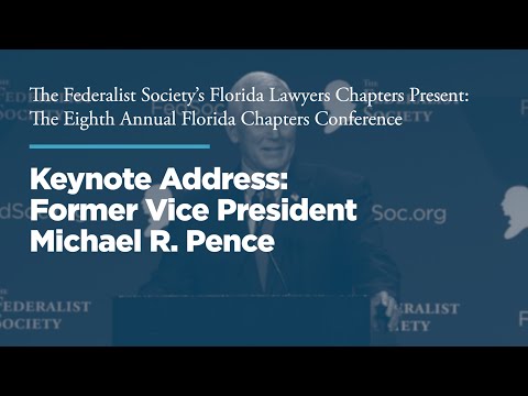 Keynote Address by Vice President Michael R. Pence