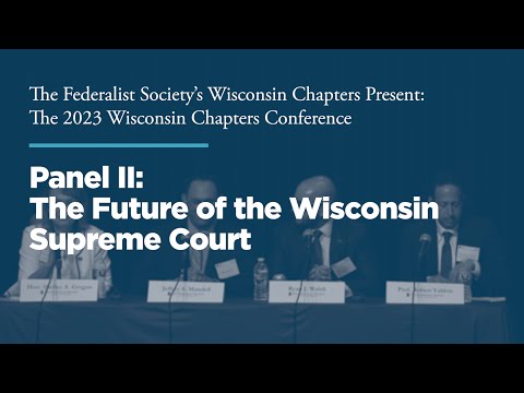 Panel II: The Future of the Wisconsin Supreme Court 