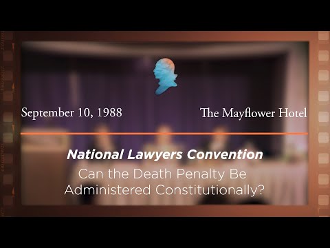 Can the Death Penalty be Administered Constitutionally? [Archive Collection]