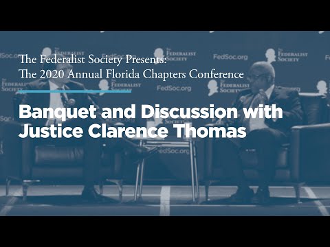 Banquet and Discussion with Justice Clarence Thomas