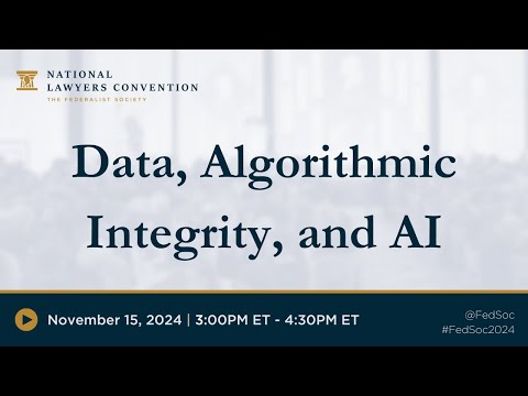 Practice Groups: Data, Algorithmic Integrity and AI