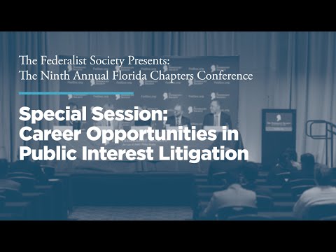 Special Session: Career Opportunities in Public Interest Litigation