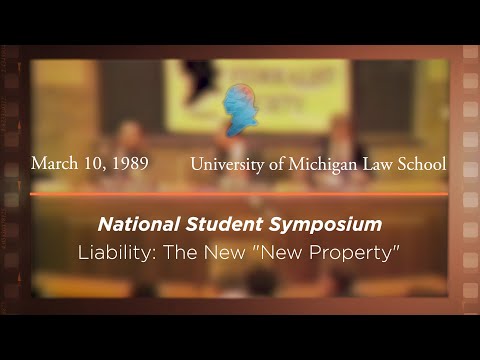 Debate: Liability: The New "New Property" [Archive Collection]