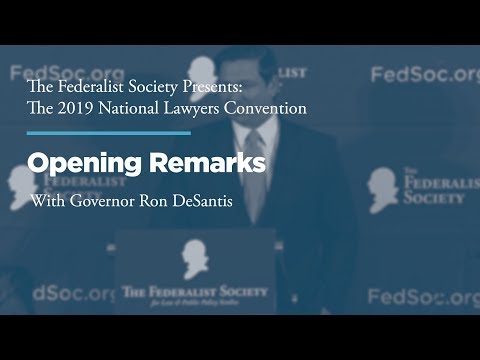 Opening Remarks with Governor Ron DeSantis