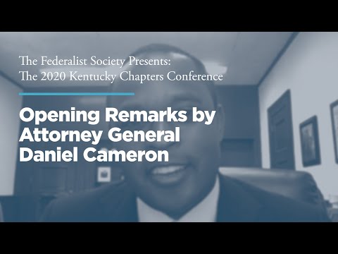Opening Remarks by Attorney General Daniel Cameron