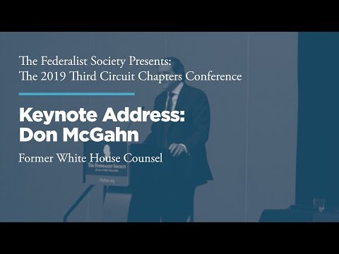 Keynote Address by Don McGahn