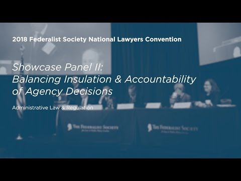 Showcase Panel II: Balancing Insulation and Accountability of Agency Decisions