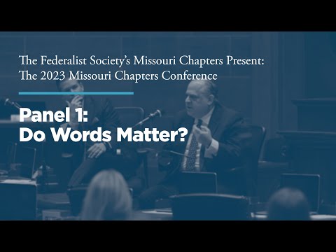 Panel 1: "Do Words Matter?"