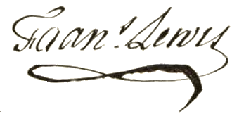 Francis Lewis signature