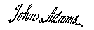 John Adams signature