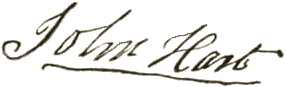 John Hart signature
