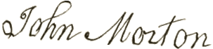 John Morton signature