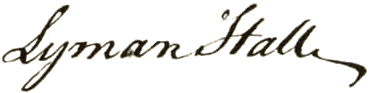 Lyman Hall signature