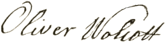 Oliver Wolcott signature