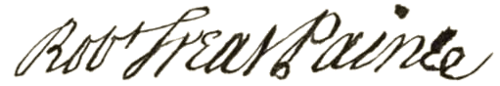 Robert Treat Paine signature