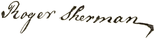 Roger Sherman signature