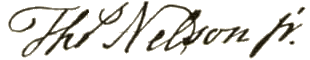 Thomas Nelson Jr. signature
