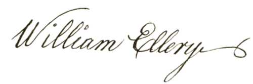 William Ellery signature