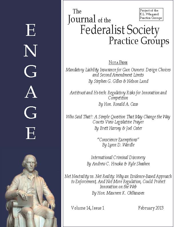 Engage Volume 14, Issue 1 February 2013