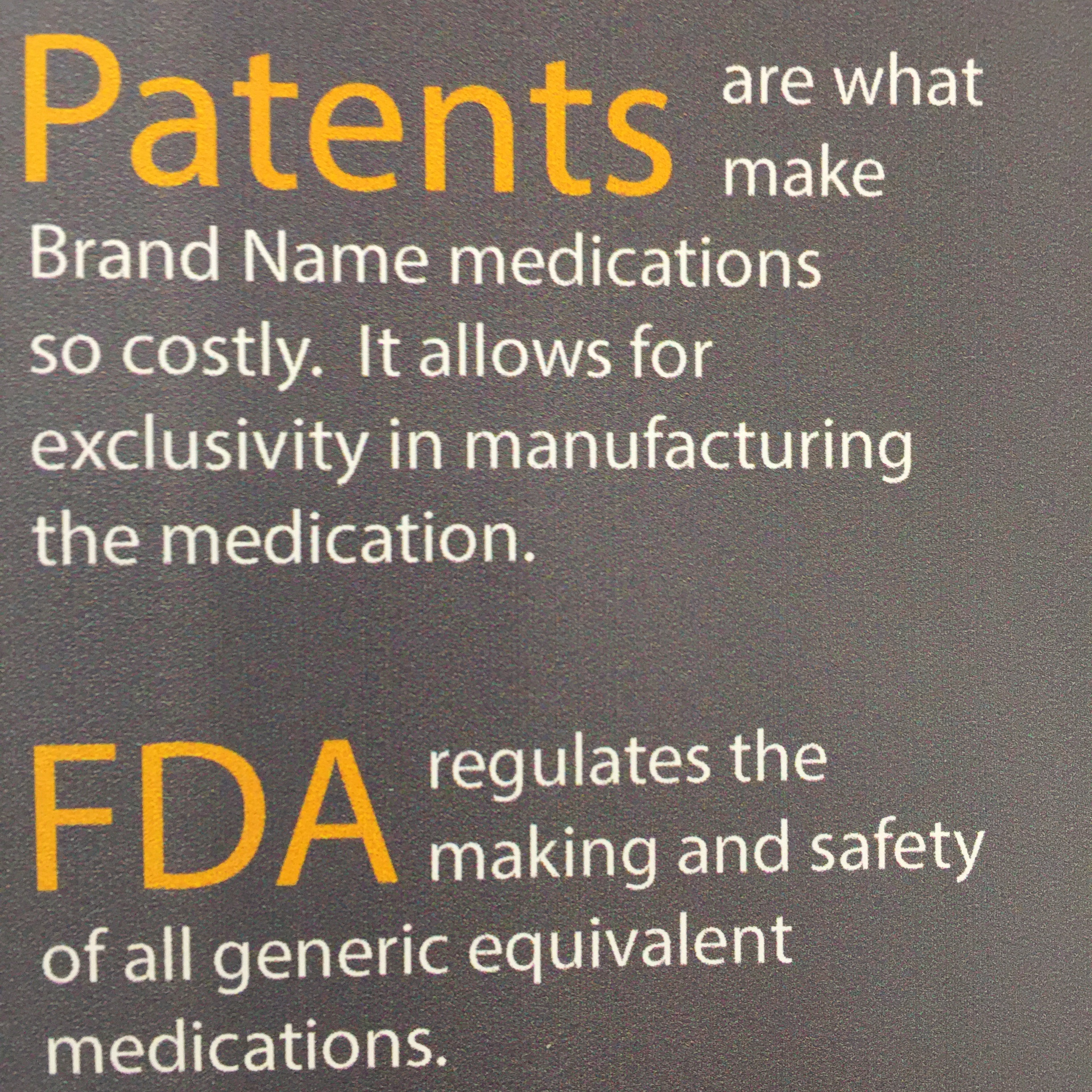 Patents vs. Regulation